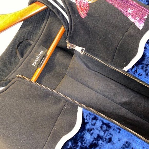 BEBE Outer Space Velour Jacket - Picture 7 of 7